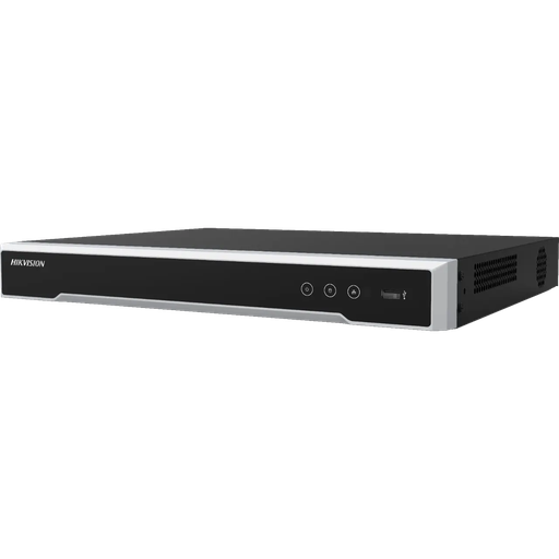 [DS-7716NXI-K4/16P] Hikvision NVR 16 Canales 1.5U AcuSense 4K/ 16 Puetos PoE /4 Ranura de Disco Duro