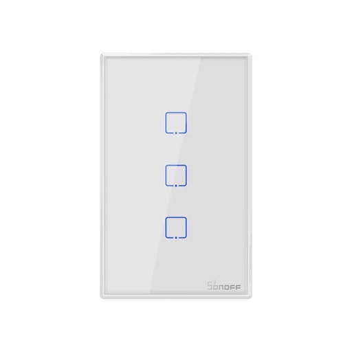 [SONOFF-3CH WHITE] Sonoff Interruptor de Pared Tactil Inteligente Blanco