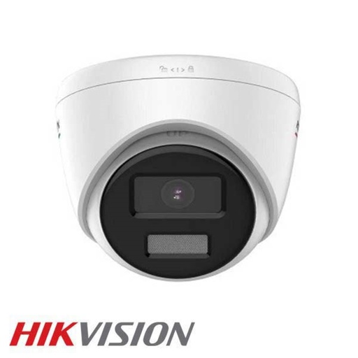 [DS-2CD1323G2-LIU] Hikvision Cámara Turret 2Mpx Dual Light IP67 con Micrófono y Micro SD 512GB