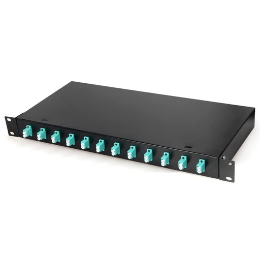 [GTK-FDP062-LC-OM3] Getek Panel de Distribucion de Fibra FDP de 6 Puertos Duplex LC/UPC MM OM3 con Pigtail Incluido/ 23128-028-1