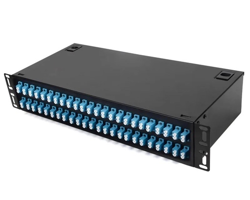 [GTK-FDP242-LC-UPC] Getek Panel de Distribucion de Fibra FDP de 24 Puertos Duplex LC/UPC SM con Pigtail Incluido/ 23128-028-8