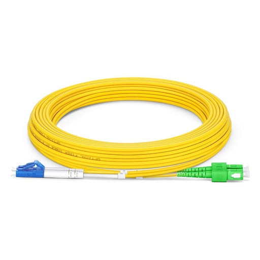 [FAS22-2-3-SC/APC-SC/UPC] Linkbasic Patch Cord Fibra SC-SC Monomodo Duplex 3Mts Azul