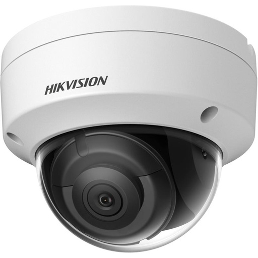 [DS-2CD2183G2-IS (B)] Hikvision Linea 2 Camara Domo Color Negro 8Mpx AcuSense Fixed WDR/ IP67/ Interfaz de Audio y Alarma