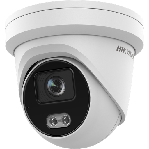 [DS-2CD2347G2-LS] Hikvision Camara Turret 4Mpx ColorVu Fija con Luz Estroboscopica y Advertencia Sonora