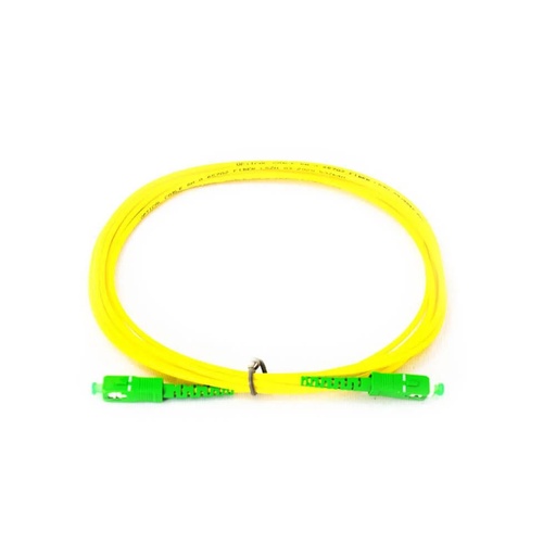 [GTK-PCSM2-SCAPC/SCAPC-3] Getek 21112003-028-1  Patch Cord de Fibra SM Duplex SC/APC a SC/APC, 3M, PVC Jacket