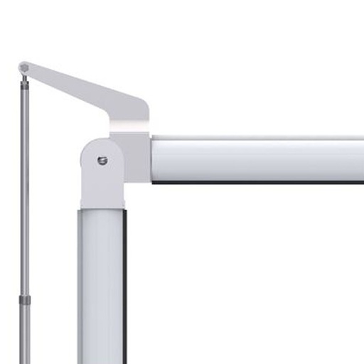 [SND/91/UP] Roger Soporte Ajustable para Fotoceldas / Accesorios de Seguridad / Poste de Aluminio de 50 cm para Instalación Profesional de Fotoceldas R90/F2ES