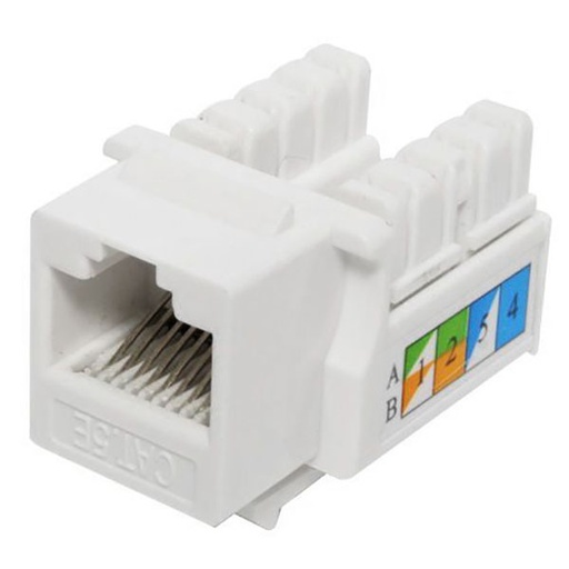 [VCKJ-CAT5E-UTP-180-WGT-GC] Vichnet Jack CAT5E UTP 180 Grados Blanco GC