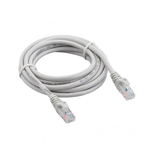 [VCPC-CAT5E-UTP-GREY-3FT] Vichnet Patch Cord UTP CAT5E 3 Pie Gris Claro