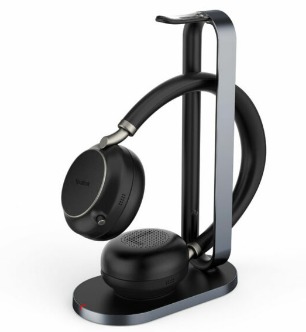 [BH76 UC BLACK USB-C] Yealink Auriculares Bluetooth Inalámbricos USB-C/ tecnología Yealink Acoustic Shield/ Cancelación de Ruido con Formación de Haces.