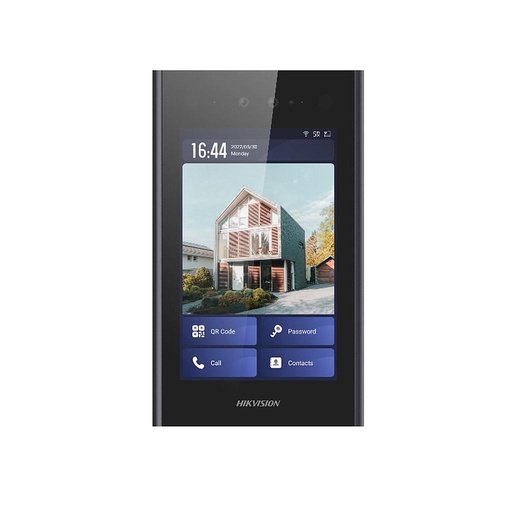 [DS-KD9633-WBE6] Hikvision Intercom para Edificios con Reconocimiento Facial / Pantalla 10" (Unicamente funciona con app Hikconnect Teams, no es posible añadir monitores)