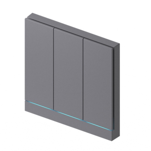 [LS240-WH3] Lifesmart Interruptor de 3 Toques Gris