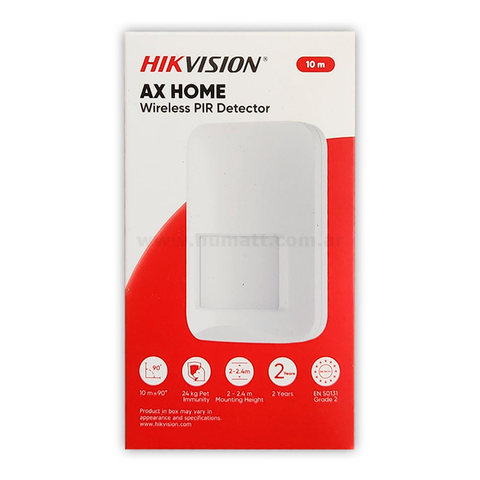 [DS-PD201P10-WB] Hikvision Sensor PIR Inalambrico para AX Home