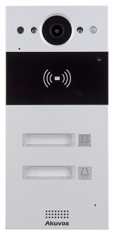 [R20B On-wall] Akuvox Video Portero Automatico de 2 Botones