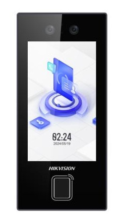 [DS-K1T344MBWX-QRE1] Hikvision Terminal de Reconocimiento Facial 4.5 Pulgadas Min Moe con Lector QRs /Tarjeta MIFARE
