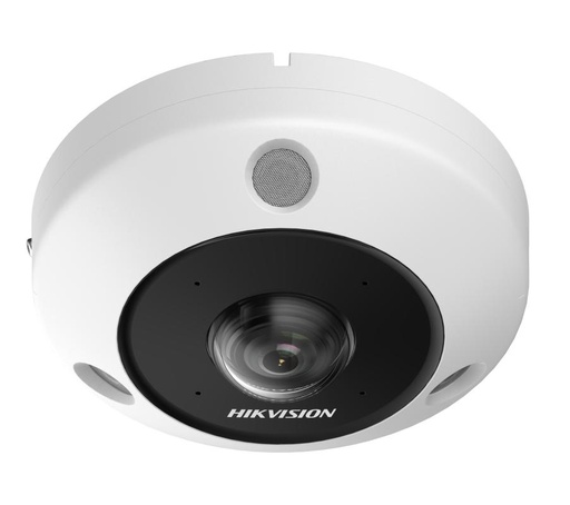 [DS-2CD6365G1-IVS] Hikvision Camara DeepinView Fisheye 360 grados /  6MP / IP67/ Audio Integrado