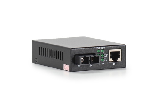 [GTK-MCONVSM-SC-A] GETEK Convertidor de Fibra Optica SC SM 1310/1550 Simplex 20KM /25201-029-2
