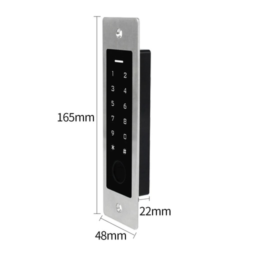 [BK-EF4] Baykus Terminal de Acceso EM y Biometrico con Teclado Tactil Resistente al Agua