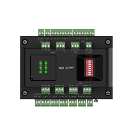 [DS-K2M002X-E] Hikvision Gabinete para Expansora de 2 Puertas Para Paneles de Control de Acceso Serie K27/ Comunicacion RS-485/ 4 Entradas y 2 Salidas Auxiliares
