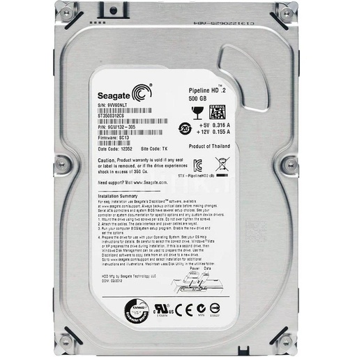 [HDD ST500/ 3.5] Baykus Disco Duro de 500GB/ 3.5/ Refurbished/ 1 Mes de Garantia