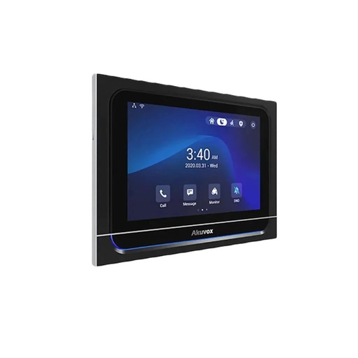 [X933W ON WALL] Akuvox Monitor Android de 7 Pulgadas Touch/ Wi-Fi/ BLE 4.1/ Con Asistencia de Voz Incorporada